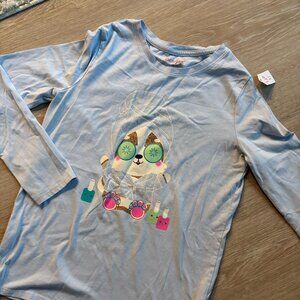 Cute Long Sleeve Cat & Jack Shirt  size 10/12